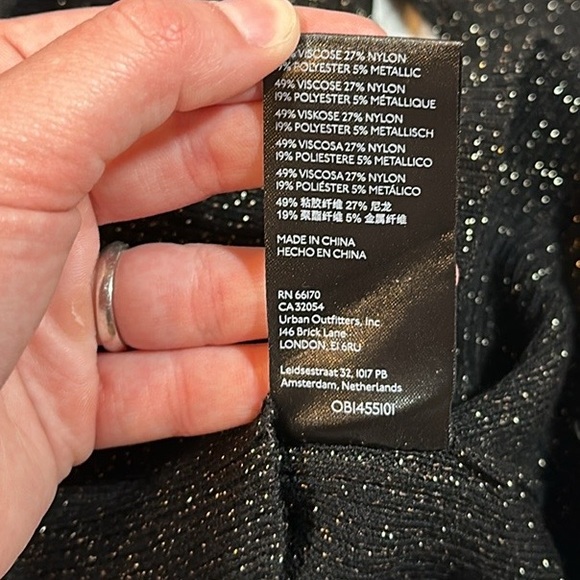 Anthropologie Black Sweetheart Sweater - Picture 5 of 6